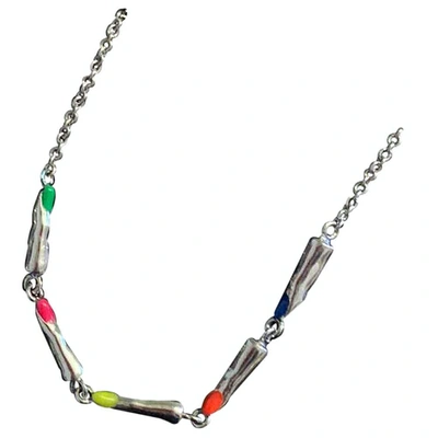 Pre-owned Delfina Delettrez Anatomik Multicolour Silver Bracelet