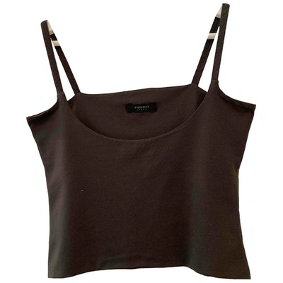Pre-owned Pinko Anthracite  Top