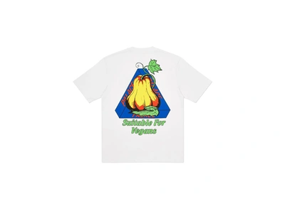 Pre-owned Palace  Nein Cheese Nein Egg T-shirt White