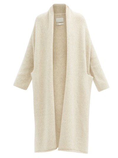 Lauren Manoogian Longline Alpaca-blend Cardigan In Beige