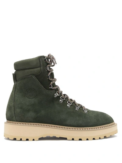 Diemme Women's Monfumo Suede Boots In Dark Green Suede