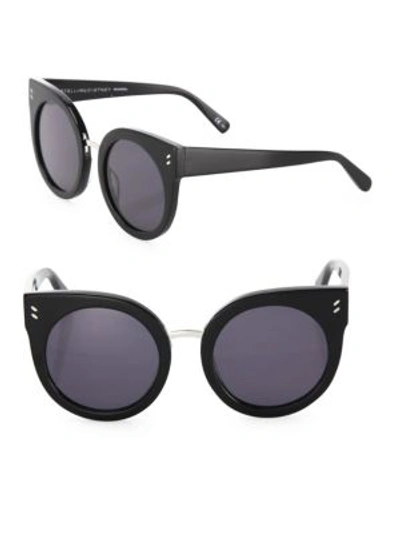 Stella Mccartney 51mm Cat Eye Sunglasses In Black