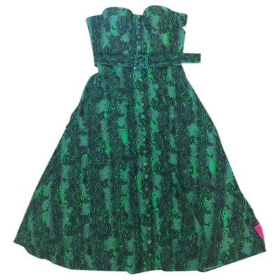 Pre-owned Rotate Birger Christensen Green Dress