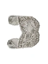 Aurelie Bidermann Vintage Lace Cuff Bracelet In Gunmetal