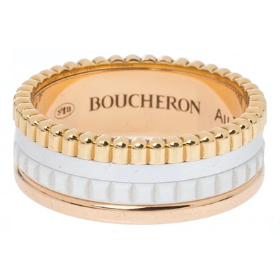 Pre-owned Boucheron Ceramic Ring In Other