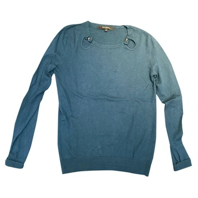 Pre-owned Tara Jarmon Wool Jumper In Blue