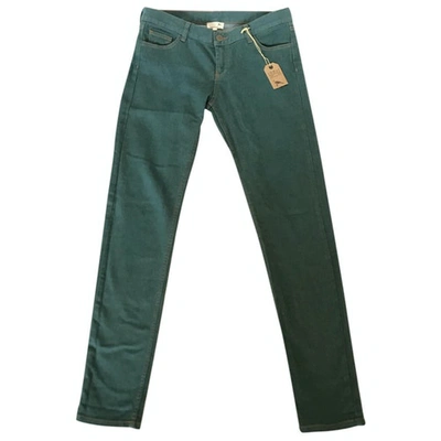 Pre-owned Soeur Slim Jeans In Green
