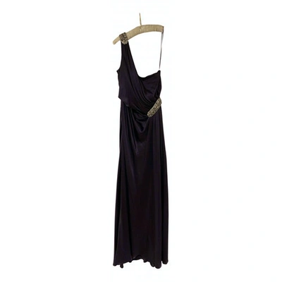 Pre-owned Collette Dinnigan Purple Silk Dress