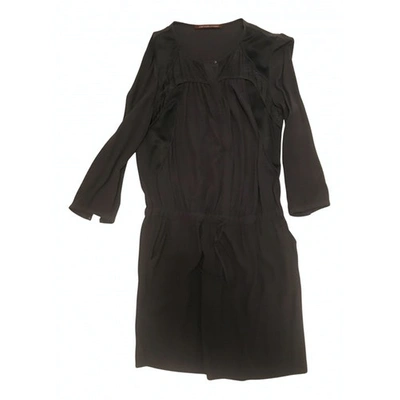 Pre-owned Comptoir Des Cotonniers Mid-length Dress In Anthracite