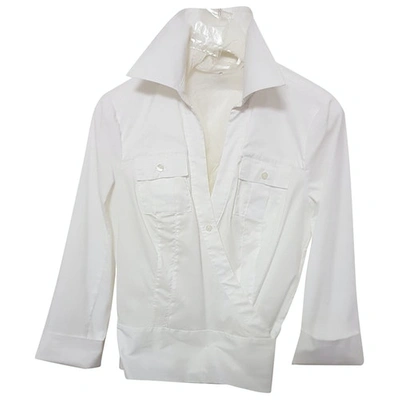 Pre-owned Diane Von Furstenberg Shirt In White