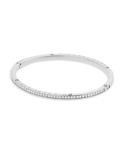 Michael Kors Haute Hardware Pavé Hinge Bangle/silvertone