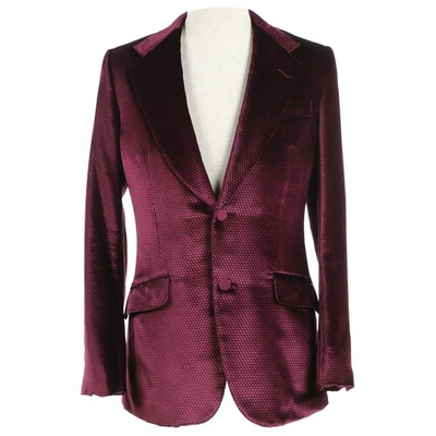 Pre-owned Gucci Purple Coat