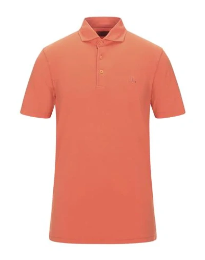 Gran Sasso Polo Shirt In Orange
