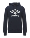 Umbro Hooded Sweatshirt In Dark Blue