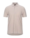 Gran Sasso Polo Shirts In Light Brown