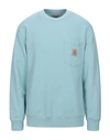 Carhartt Sweatshirts In Turquoise