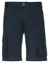 Sun 68 Man Shorts & Bermuda Shorts Midnight Blue Size 30 Cotton, Elastane