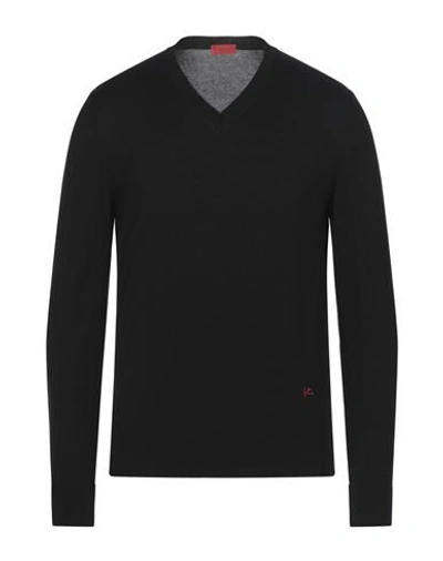 Isaia Sweaters In Black