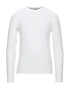 Paolo Pecora Sweaters In White