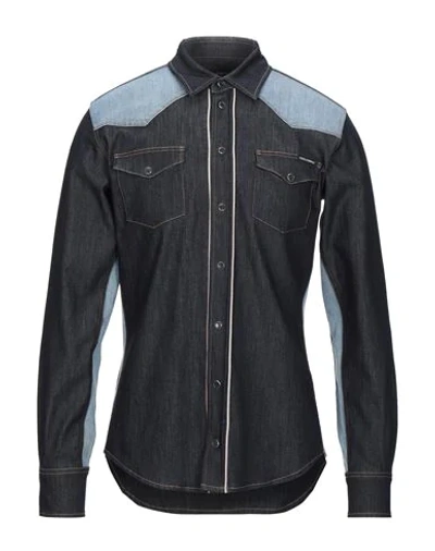 Dolce & Gabbana Denim Shirts In Blue