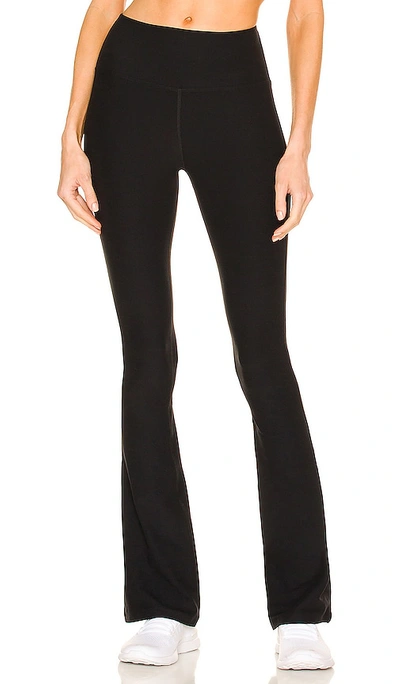 Year Of Ours Ribbed Flare Leggings In Black