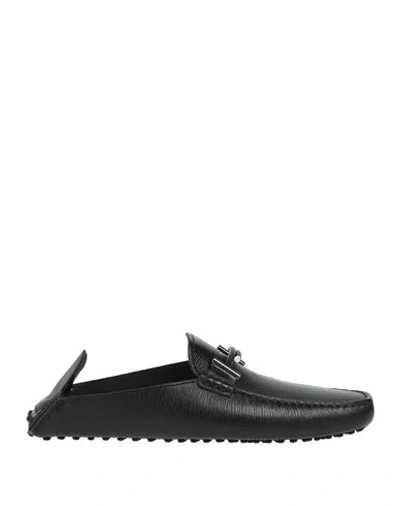 Tod's Man Mules & Clogs Black Size 8 Soft Leather In Black