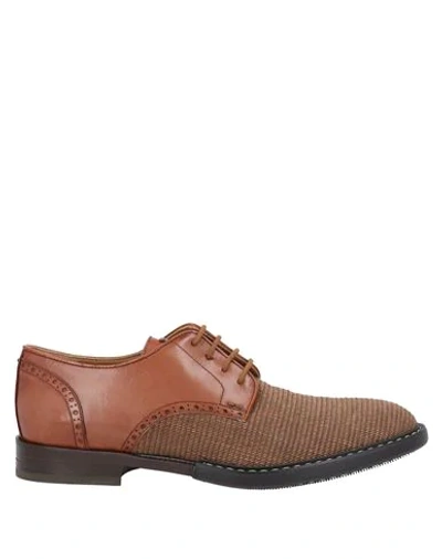 Brimarts Lace-up Shoes In Tan