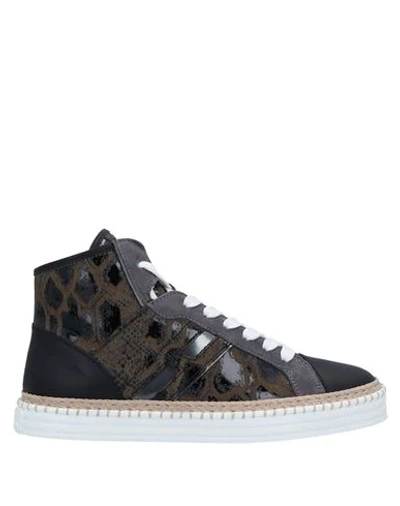 Hogan Rebel Sneakers In Black