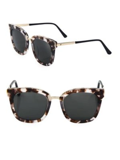 Gentle Monster Button 53mm Square Sunglasses In Tortoise