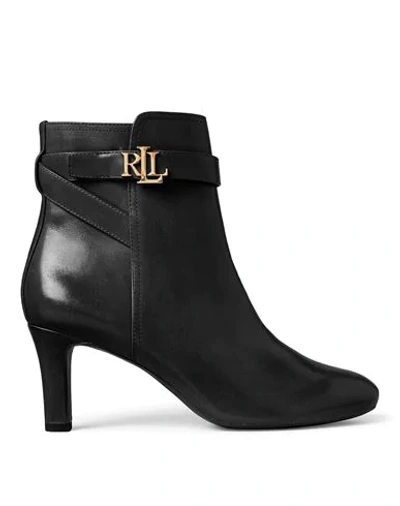 Ralph Lauren Ankle Boots In Black