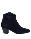 Belstaff Ankle Boots In Dark Blue