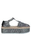Lagoa Sandals In Lead