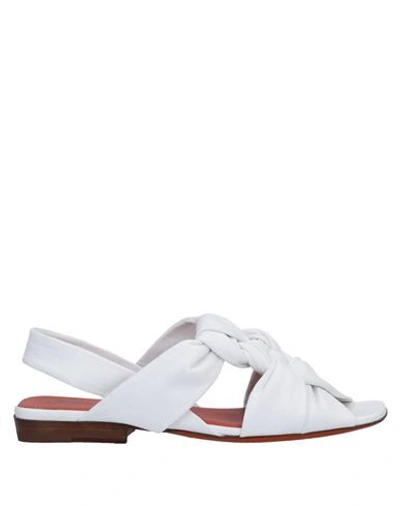 Santoni Sandals In White