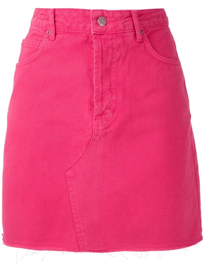Eva Twill Mini Skirt In Pink