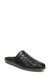 Vince Men's Alonzo 2 Woven Leather Slippers In Black