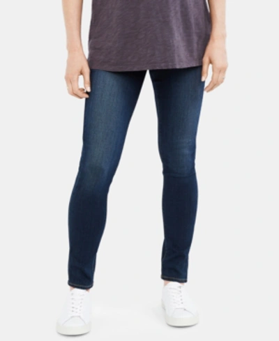 Paige Laurel Canyon Straight-leg Denim Jeans In Dark Wash