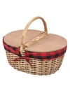 Picnic Time Country Picnic Basket In Red
