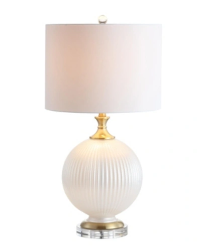 Jonathan Y Lucette 26.5" Glass/crystal Led Table Lamp In White
