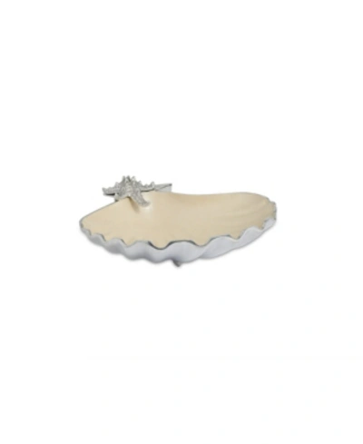 Julia Knight Scallop Starfish Deep Bowl, 15" In Beige