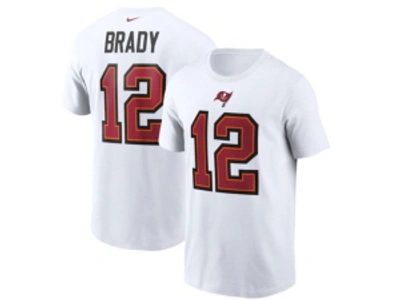 Nike Tampa Bay Buccaneers Men's Pride Name And Number Wordmark T-shirt Tom Brady In White