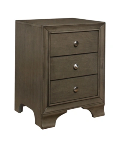 Furniture Calix Nightstand In Gray