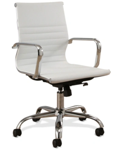 Abbyson Living Arkin Office Chair In White
