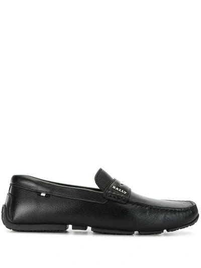 Bally Slip On Loafers In Black