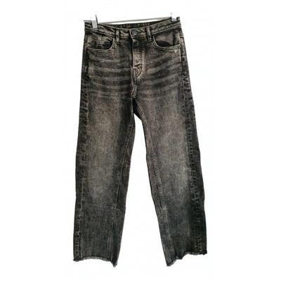Pre-owned Maje Large Jeans In Black