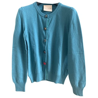 Pre-owned Semicouture Cashmere Cardigan In Green