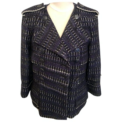 Pre-owned Chanel Jacket In Navy