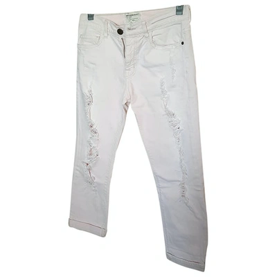Pre-owned Current Elliott Trousers In Pink
