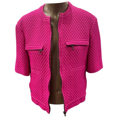 Pre-owned Lanvin Silk Short Vest In Pink