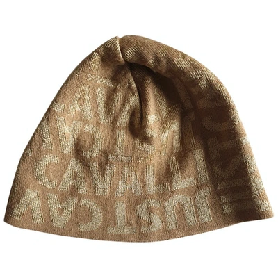 Pre-owned Just Cavalli Wool Beanie In Camel