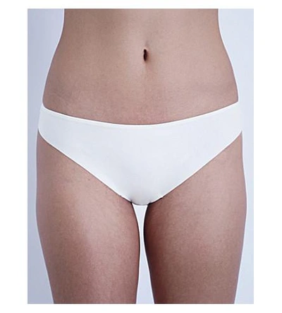 La Perla Up Date Jersey Brazilian Briefs In Ivory